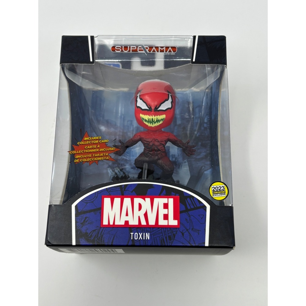 Marvel Superama Toxin Figure The Loyal Subjects 2023 Convention Exclusive New